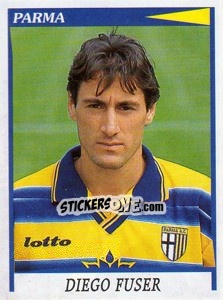 Sticker Diego Fuser - Calciatori 1998-1999 - Panini