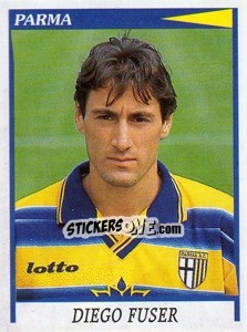 Sticker Diego Fuser - Calciatori 1998-1999 n. 219 - Panini