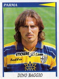 Sticker Dino Baggio - Calciatori 1998-1999 n. 220 - Panini