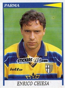 Sticker Enrico Chiesa - Calciatori 1998-1999 - Panini