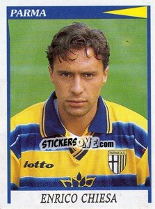 Sticker Enrico Chiesa - Calciatori 1998-1999 n. 229 - Panini