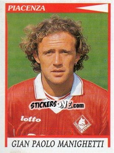 Sticker Gian Paolo Manghetti - Calciatori 1998-1999 n. 261 - Panini