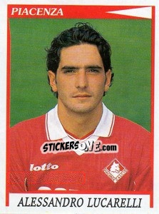 Figurina Alessandro Lucarelli - Calciatori 1998-1999 - Panini