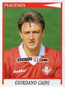 Sticker Giordano Caini - Calciatori 1998-1999 n. 263 - Panini