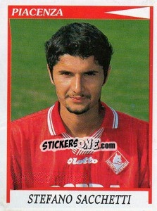 Sticker Stefano Sacchetti - Calciatori 1998-1999 - Panini