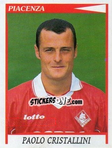 Sticker Paolo Cristallini - Calciatori 1998-1999 - Panini