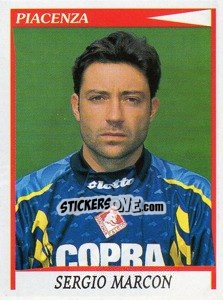 Sticker Sergio Marcon - Calciatori 1998-1999 - Panini