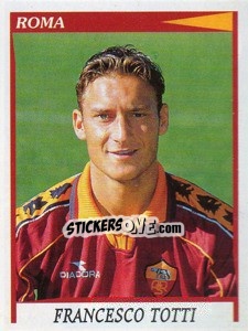 Sticker Francesco Totti - Calciatori 1998-1999 n. 295 - Panini