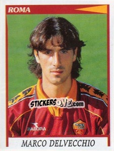 Sticker Marco Delvecchio - Calciatori 1998-1999 n. 296 - Panini
