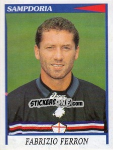 Sticker Fabrizio Ferron - Calciatori 1998-1999 n. 326 - Panini