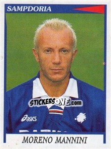 Sticker Moreno Mannini - Calciatori 1998-1999 - Panini