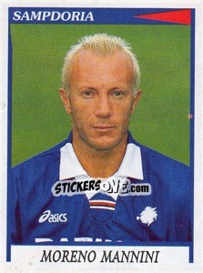 Figurina Moreno Mannini - Calciatori 1998-1999 - Panini