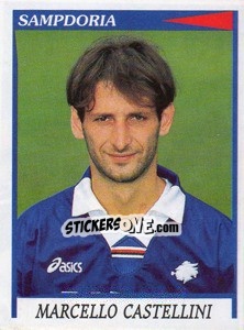 Sticker Marcello Castellini - Calciatori 1998-1999 n. 329 - Panini