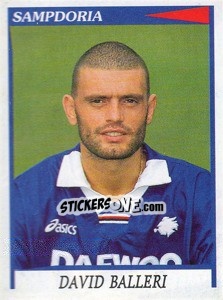 Sticker David Balleri - Calciatori 1998-1999 n. 330 - Panini