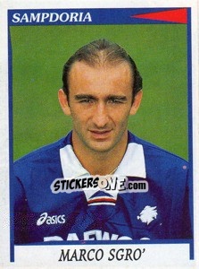 Sticker Marco Sgro' - Calciatori 1998-1999 n. 334 - Panini