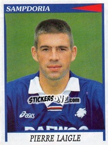 Sticker Pierre Laigle - Calciatori 1998-1999 - Panini