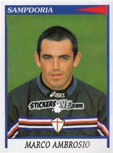 Sticker Marco Ambrosio - Calciatori 1998-1999 n. 345 - Panini