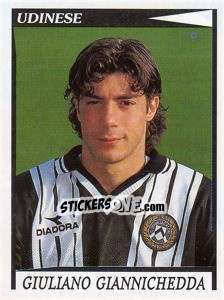 Sticker Giuliano Giannichedda - Calciatori 1998-1999 - Panini