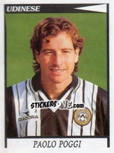 Sticker paolo Poggi - Calciatori 1998-1999 n. 365 - Panini