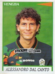 Sticker Alessandro dal Canto - Calciatori 1998-1999 n. 376 - Panini