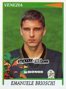 Sticker Emanuele Brioschi - Calciatori 1998-1999 - Panini