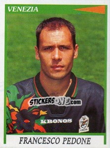 Sticker Francesco Pedone - Calciatori 1998-1999 n. 383 - Panini
