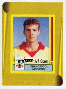 Sticker Francesco Moriero - Calciatori 1998-1999 - Panini