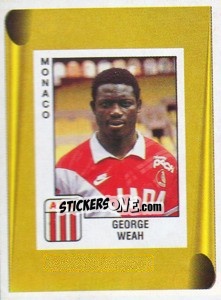 Sticker George Weah - Calciatori 1998-1999 n. 437 - Panini