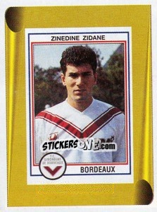 Sticker Zinedine Zidane - Calciatori 1998-1999 n. 438 - Panini