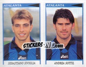 Sticker Siviglia / Sottil  - Calciatori 1998-1999 n. 442 - Panini