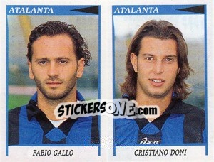 Sticker Gallo / Doni  - Calciatori 1998-1999 n. 444 - Panini