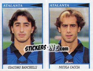 Sticker Banchelli / Caccia  - Calciatori 1998-1999 n. 447 - Panini