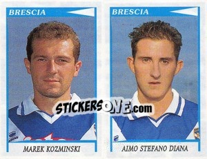 Sticker Kozminski / Diana  - Calciatori 1998-1999 n. 452 - Panini