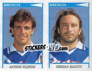 Cromo A.Filippini / Biagioni  - Calciatori 1998-1999 - Panini