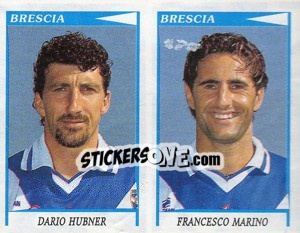 Figurina Hubner / Marino  - Calciatori 1998-1999 - Panini