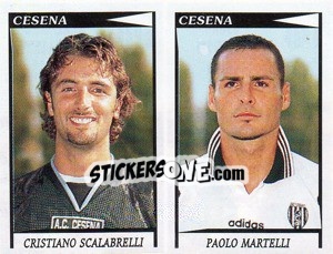 Sticker Scalabrelli / Martelli  - Calciatori 1998-1999 - Panini
