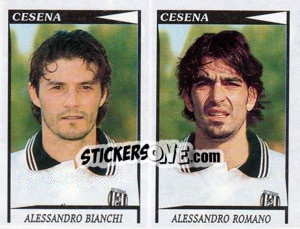 Figurina Bianchi / Romano  - Calciatori 1998-1999 - Panini