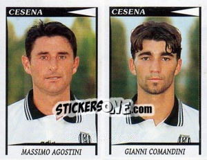 Sticker Agostini / Comandini  - Calciatori 1998-1999 - Panini