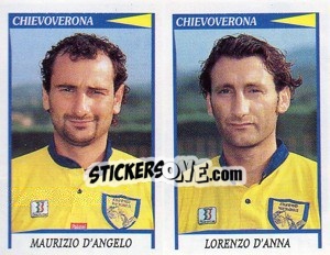 Cromo D'Angelo / D'Anna  - Calciatori 1998-1999 - Panini