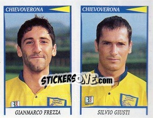 Cromo Frezza / Giusti  - Calciatori 1998-1999 - Panini