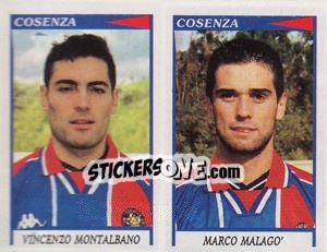 Sticker Montalbano / Malago'  - Calciatori 1998-1999 n. 478 - Panini