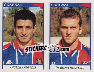 Figurina Andreoli / Moscardi  - Calciatori 1998-1999 - Panini