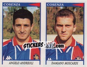 Sticker Andreoli / Moscardi  - Calciatori 1998-1999 n. 480 - Panini