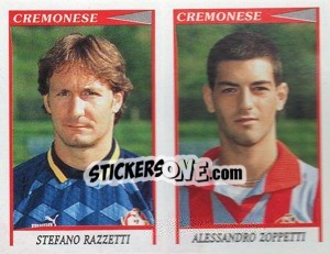 Cromo Razzetti / Zoppetti  - Calciatori 1998-1999 - Panini