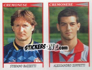 Sticker Razzetti / Zoppetti  - Calciatori 1998-1999 n. 486 - Panini