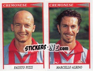 Sticker Pizzi / Albino  - Calciatori 1998-1999 n. 490 - Panini