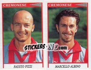 Figurina Pizzi / Albino  - Calciatori 1998-1999 - Panini