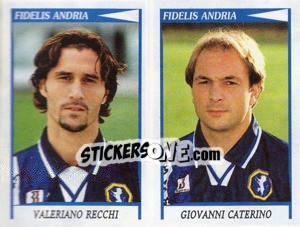 Sticker Recchi / Caterino  - Calciatori 1998-1999 n. 496 - Panini
