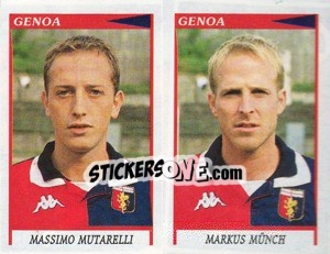 Figurina Mutarelli / Munch  - Calciatori 1998-1999 - Panini