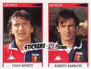 Cromo Bonetti / Rambaudi  - Calciatori 1998-1999 - Panini